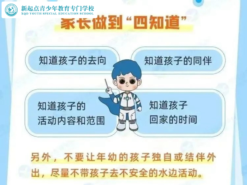 新起點(diǎn)教育專門學(xué)校預(yù)防溺水安全提醒
